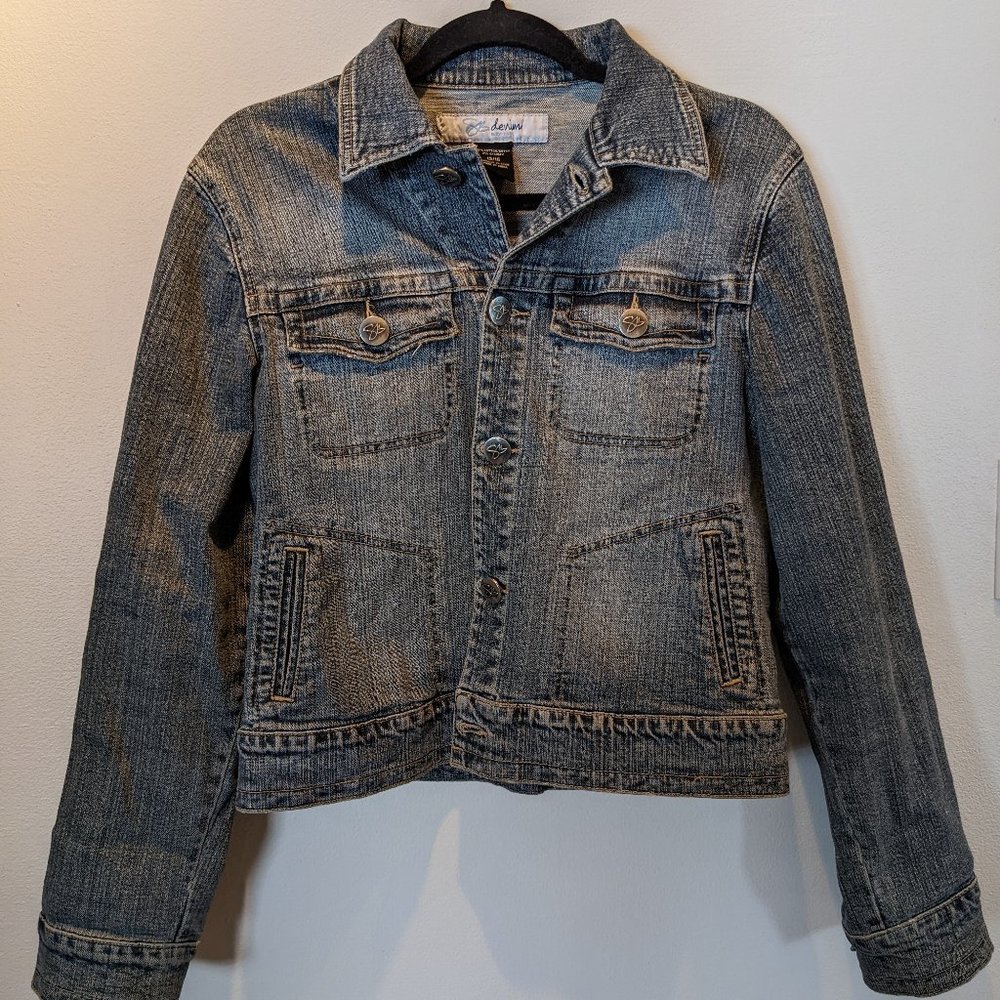 Suzy Shier Denim Jean Jacket 98% cotton Sx13/14